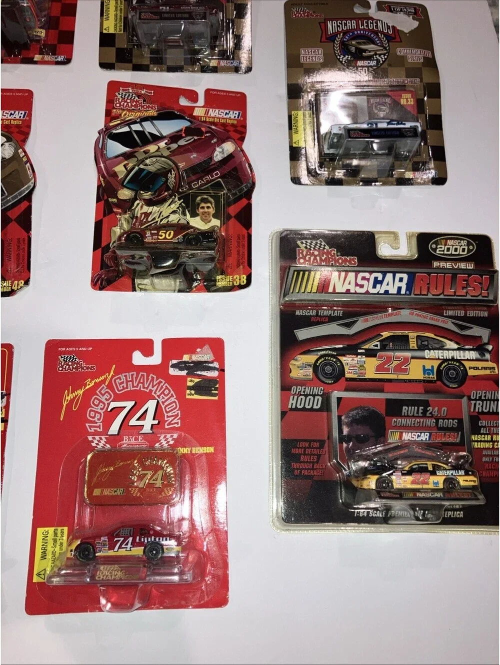 Lot of 14 VINTAGE MIX Racing Champions 